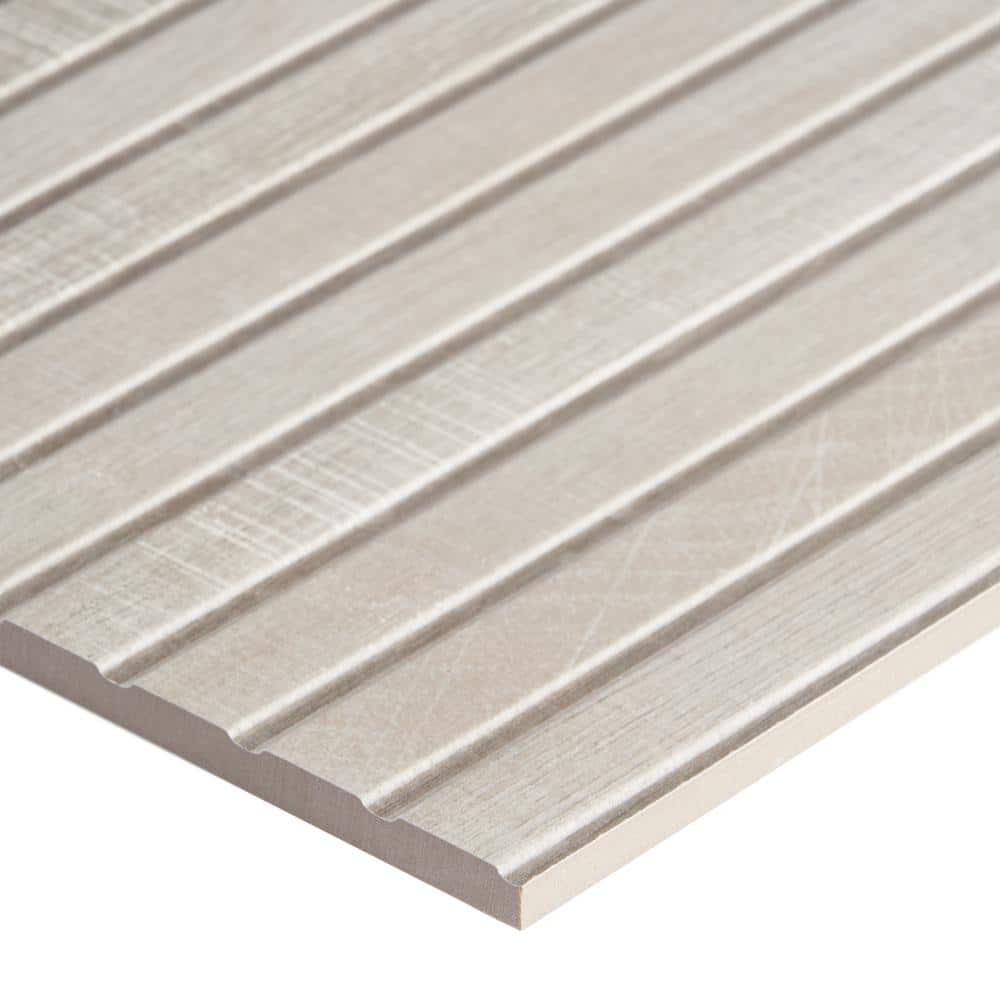 Gray 24x48 Matte Porcelain Wood Look Wall Tile