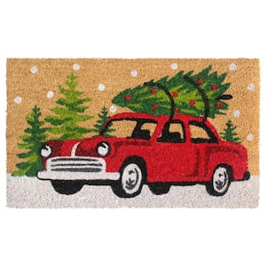 Personalized Indoor/Outdoor Let It Snow Mat - 27 X 18