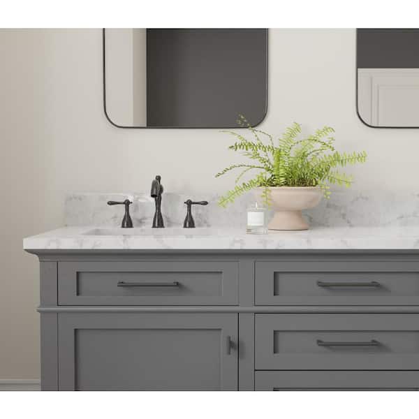 6 in. (152 mm) Center-to-Center Matte Black Contemporary Drawer Pull 6 in. (152 mm) Center-to-Center Matte Black Contemporary Drawer Pull