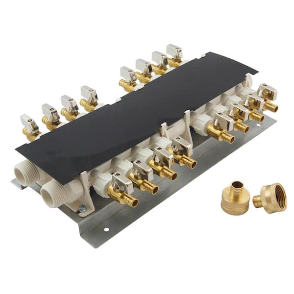 Apollo 16-Port PEX-B Manifold with 1/2 in. Brass Ball Valves