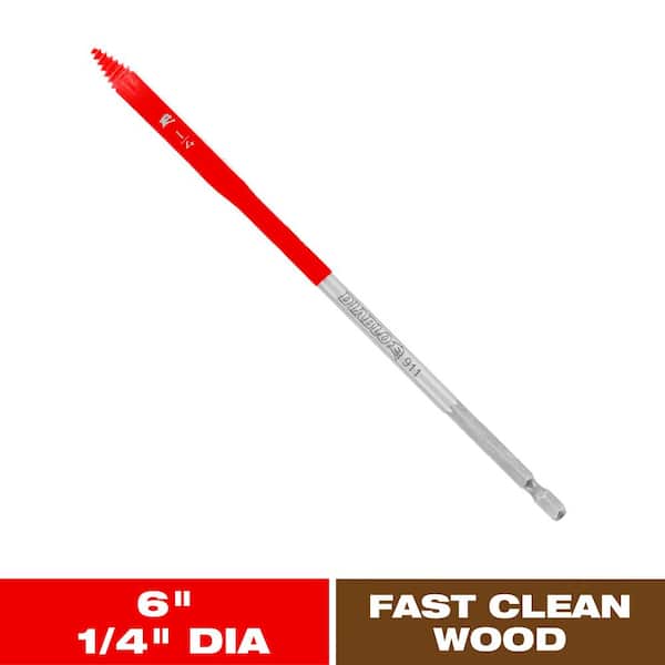 DIABLO 1/4 in. x 6 in. SPEEDemon High Speed Steel Spade Bit (1-Piece)