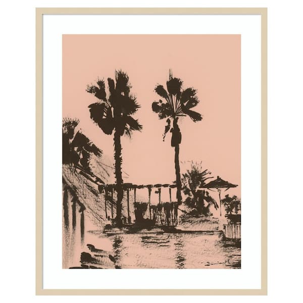 Amanti Art Holiday by Dan Hobday 1 Piece Framed Giclee Travel Art Print 41 in. x 33 in.