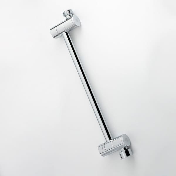 Brondell Nebia 0.5 in. Dia x 10 in. Length Adjustable Shower Arm Extension in Chrome