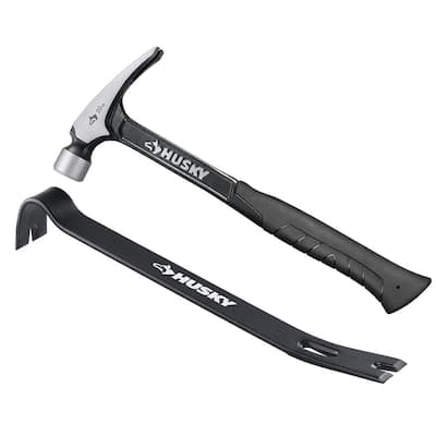 20 oz. Steel Rip Hammer and 15 in. Wrecking Bar