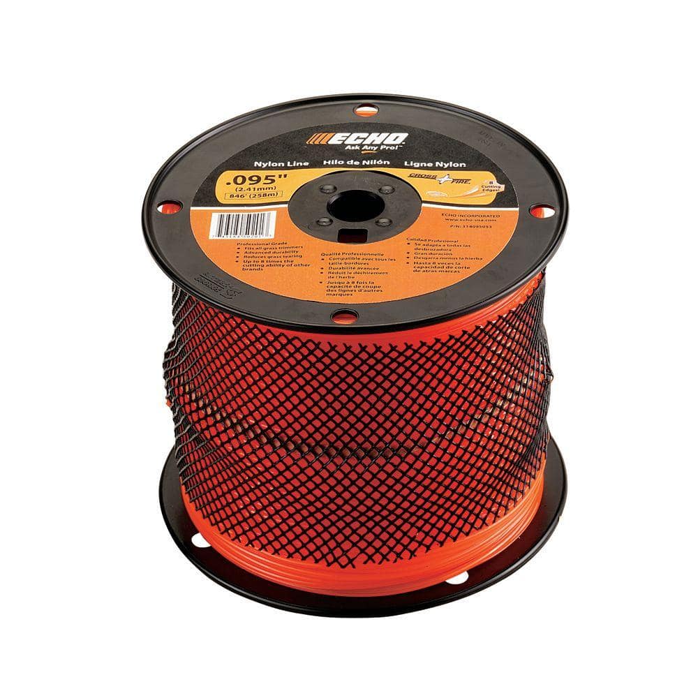 ECHO 0.095 in. 846 ft. Spool Cross-Fire Trimmer Line 314095053 - The Home Depot