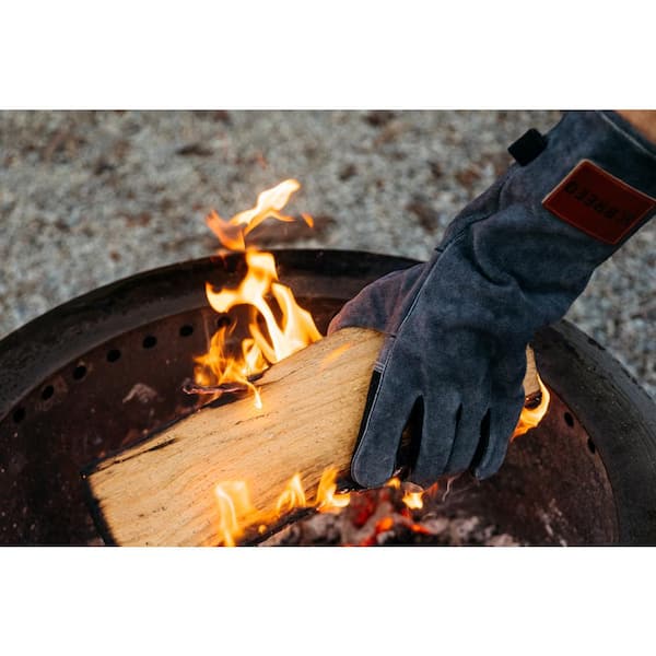 leather bbq gloves