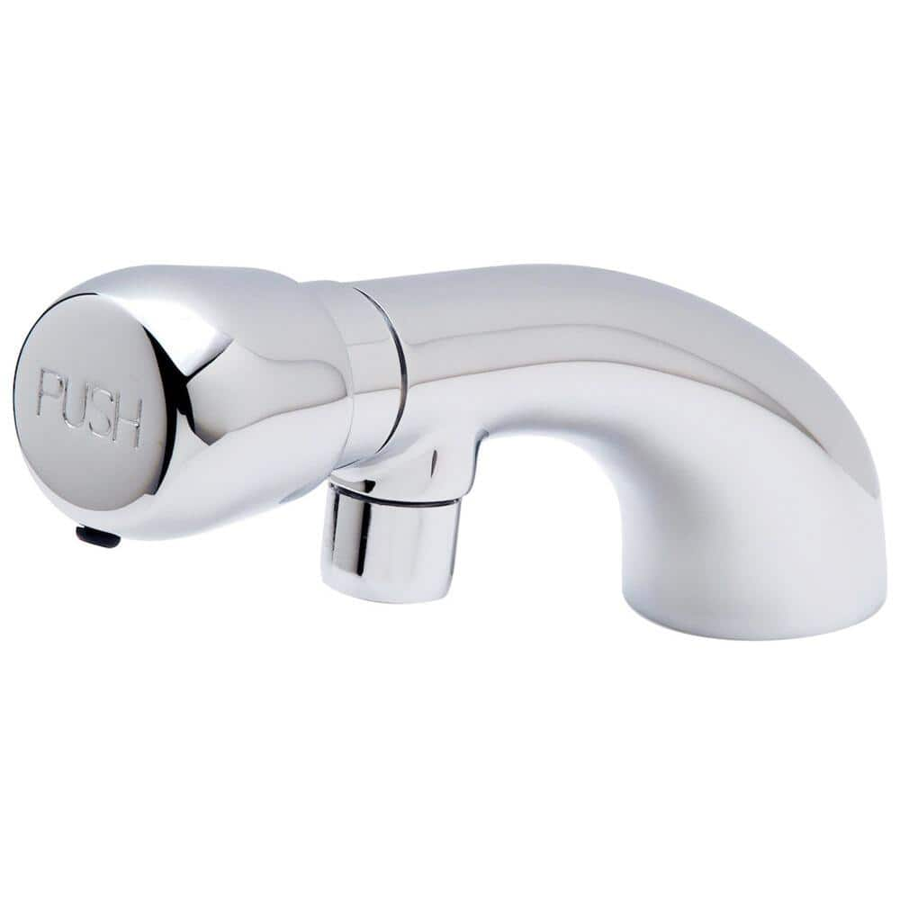 UPC 670240480407 product image for Single-Handle Deck-Mount Metering Utility Faucet in Chrome | upcitemdb.com