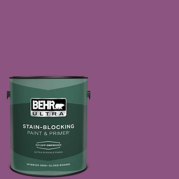 BEHR ULTRA 1 gal. Home Decorators Collection #HDC-MD-07 Dynamic Magenta Extra Durable Semi-Gloss Enamel Interior Paint & Primer