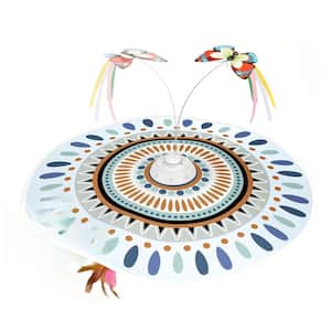 Interactive Chargeable Cat Toy 3 in 1-Hide and Seek with Butterfly Wand Feather Indoor Exercise 22.8 in. Cover