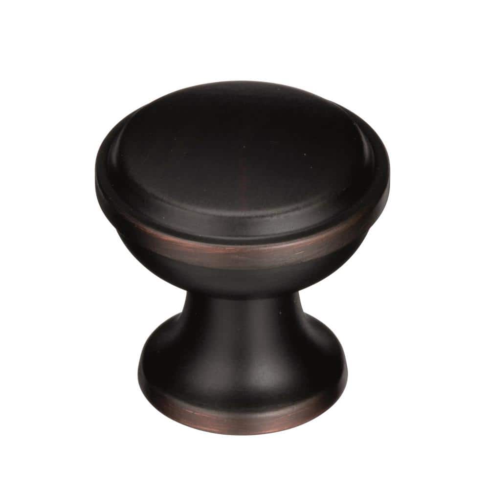 Westerly 1-3/16 in. (30mm) Modern Oil-Rubbed Bronze Round Cabinet Knob