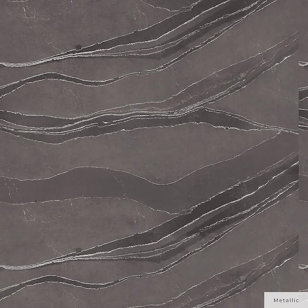 Granite Marble Slab Vinyl Peel and Stick Wallpaper Roll (Covers 28 sq. ft.)