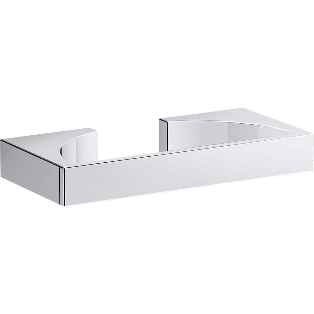 Polished Chrome Minimalist Toilet Paper Holder