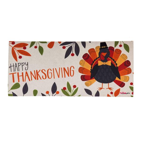 Evergreen Sassafras Fall Holiday Set of 5 Door Mats with Rubber Display  Frame, Collection #5 P2021FH56 - The Home Depot