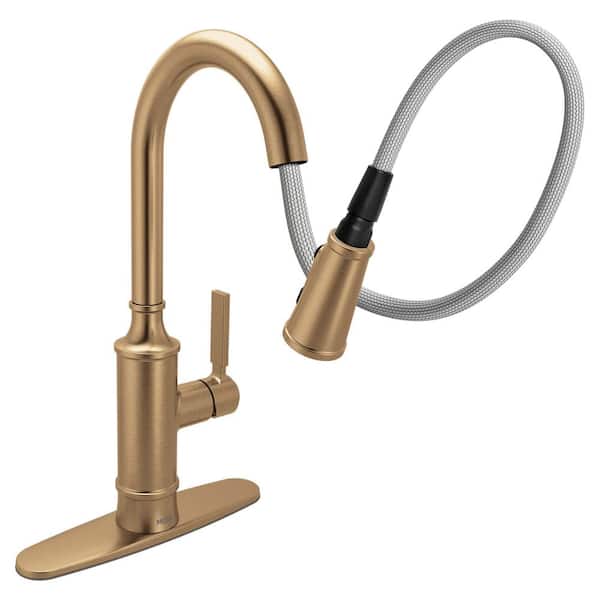 MOEN Gilden Single Handle Pull-Down Sprayer Kitchen Faucet