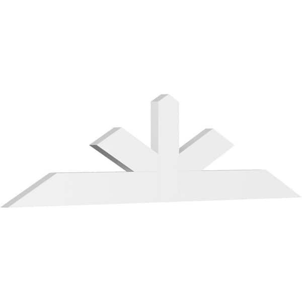 Ekena Millwork Saratoga 84 in. W x 21 in. H x 2 in. D Signature Polyurethane Bracket