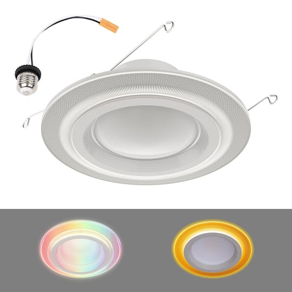 RLDZ 4 in. Adjustable CCT 700 lumens, canless, Indoor, Integrated LED Recessed Light