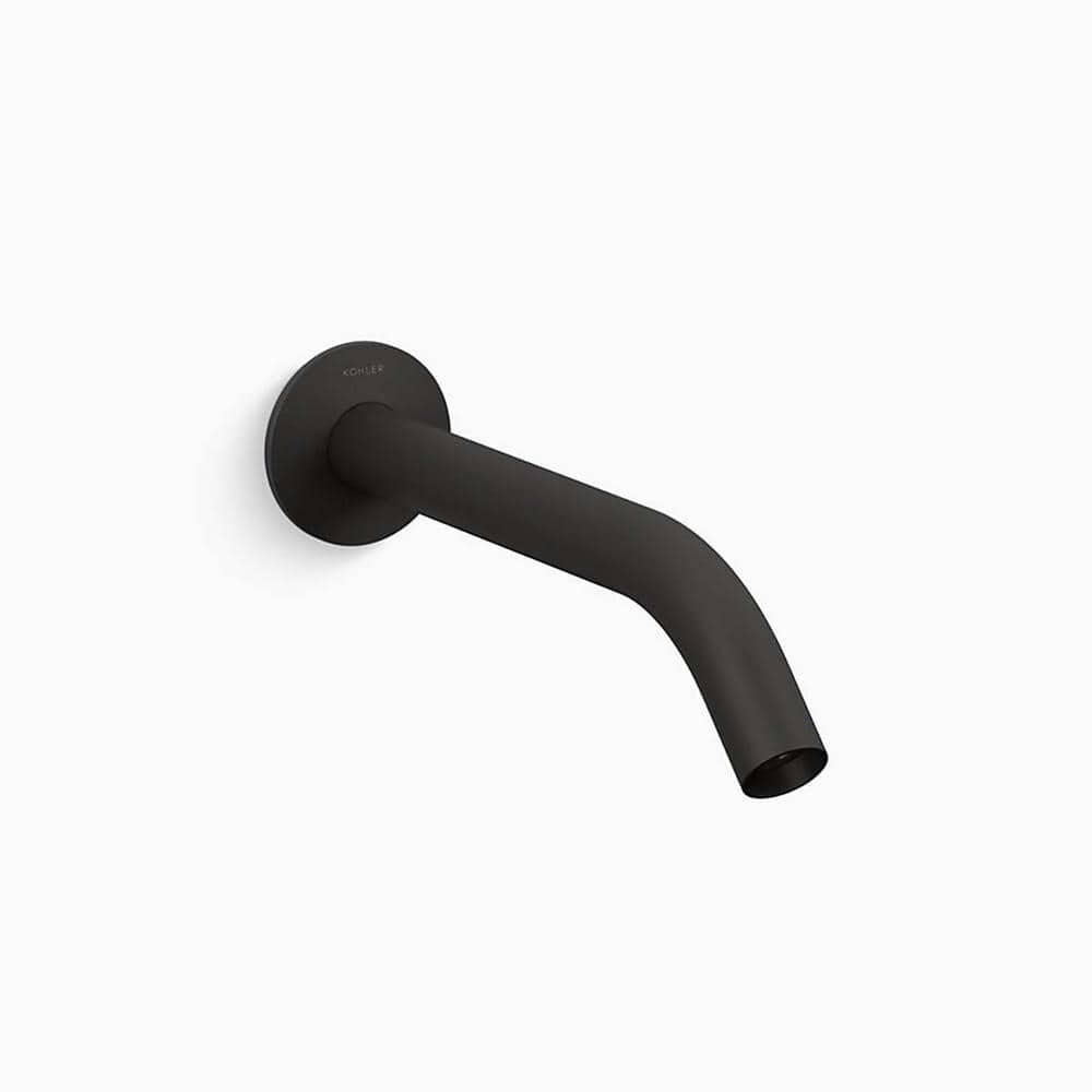 KOHLER Components WallMount Bathroom Sink Faucet Spout in Matte Black