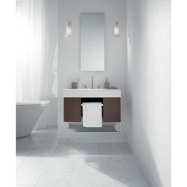 Catalan 15 in. W x 36 in. H Recessed or Surface Mount Medicine Cabinet in Satin Anodized Aluminum