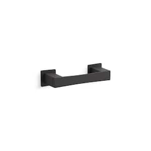 Honesty Wall Mounted Toilet Paper Holder in Matte Black