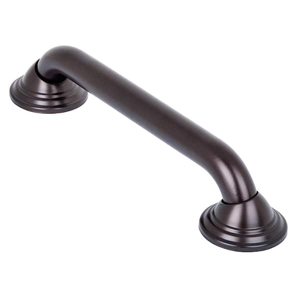 Utopia Alley Decorative Shower Safety Grab Bar, Oil Rubbed Bronze, 12"