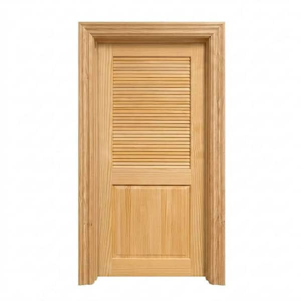 Kimberly Bay 80 in. H x 32 in. W Unfinished Louver Panel Solid