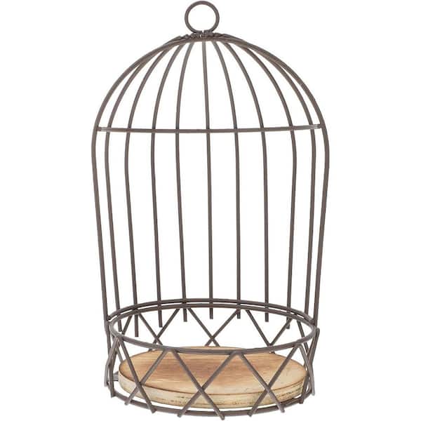 Birdcage Shape Tealight Candle Holder Farmhouse Retro Candlestick Wedding Table Centerpiece 12 x 24 cm