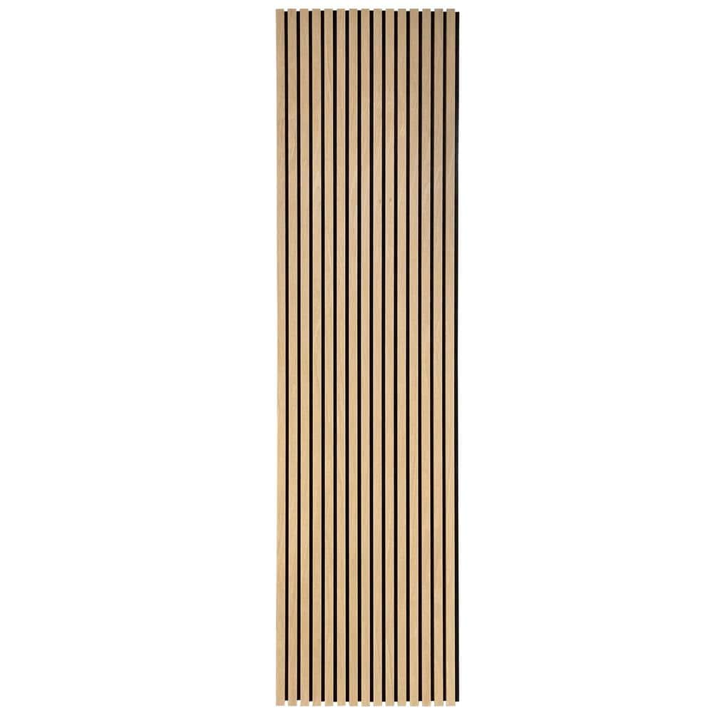 Teak 24'' x 94.5'' Acoustic Wood Wall Panels, Pack of 2