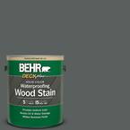 1 gal. #N460-6 Hematite Solid Color Waterproofing Exterior Wood Stain