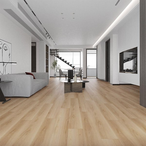 Relaxing Destin 12 mm Thick x 9.37 in. Wide x 87.20 in. Length Waterproof Laminate Wood Flooring (28.42 sq. ft./Case)