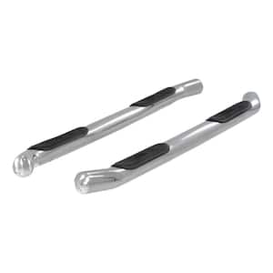 3-Inch Round Polished Stainless Steel Nerf Bars, No-Drill, Select Ford Explorer