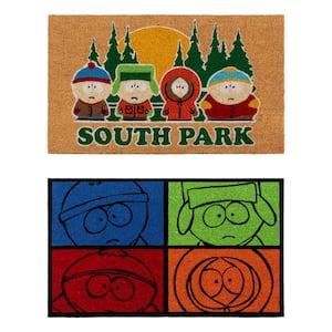 South Park Gang 20 in. x 34 in. Coir Door Mat (2-Pack)
