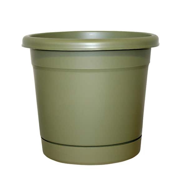ATT SOUTHERN RR 14 in. Evergreen Plastic Planter