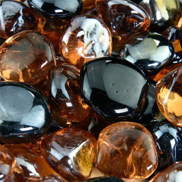 Fire Pit Essentials 10 lbs. Firefly Nights 1 in. Blended Fire Glass Diamonds