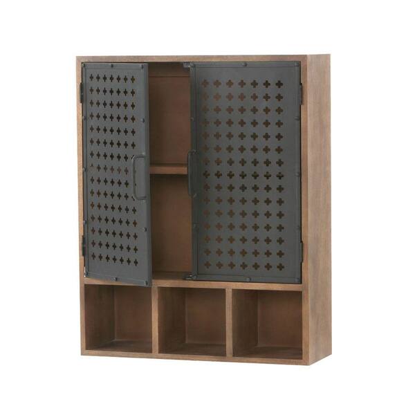 Home Decorators Collection - Studio Craft Weathered Black Storage Cabinet
