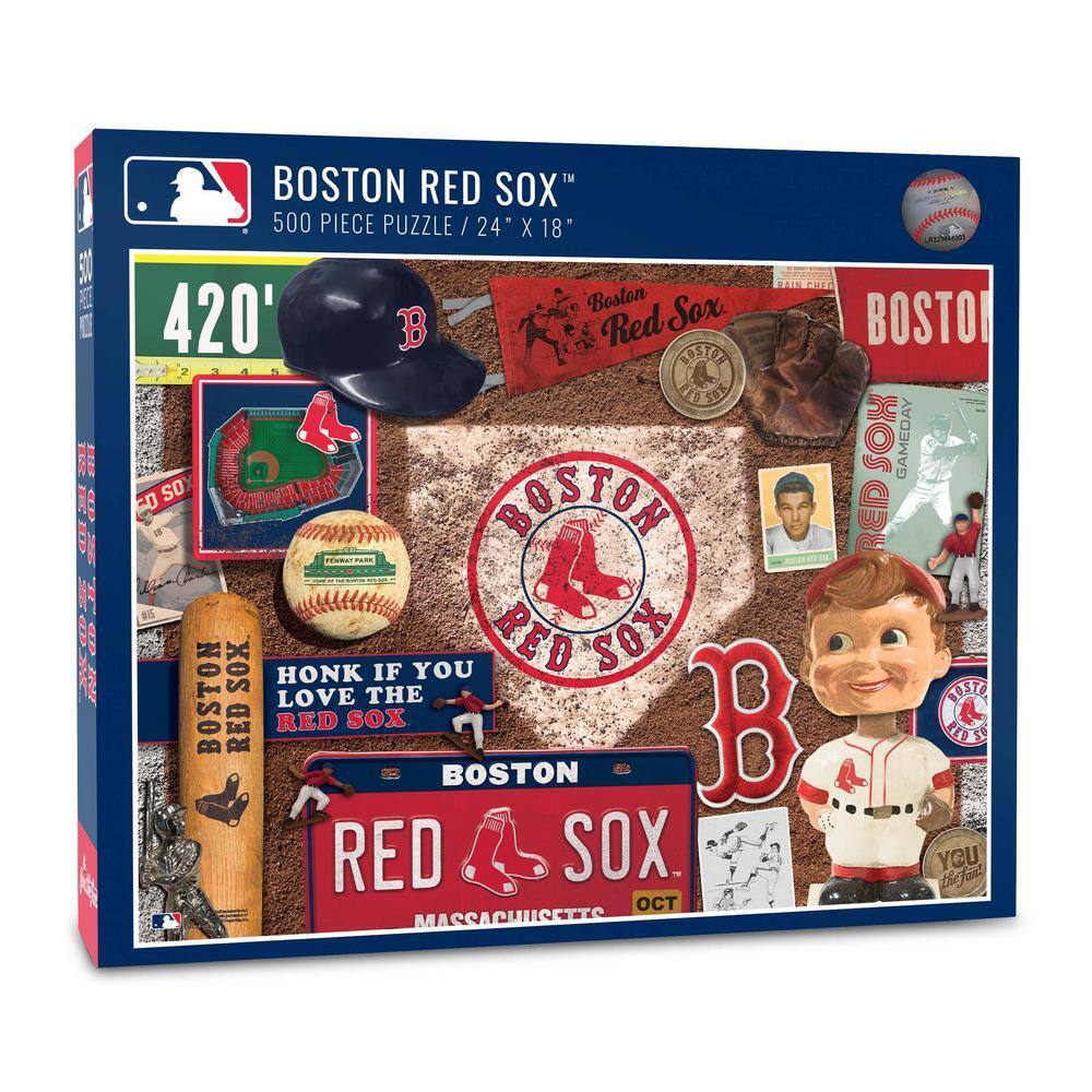 YouTheFan MLB Boston Red Sox Retro Series Puzzle (500-Pieces