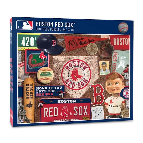 ボストンレッドソックス ジグソーパズル 500ピース YouTheFan MLB Boston Red Sox Retro Series Puzzle (500-Pieces