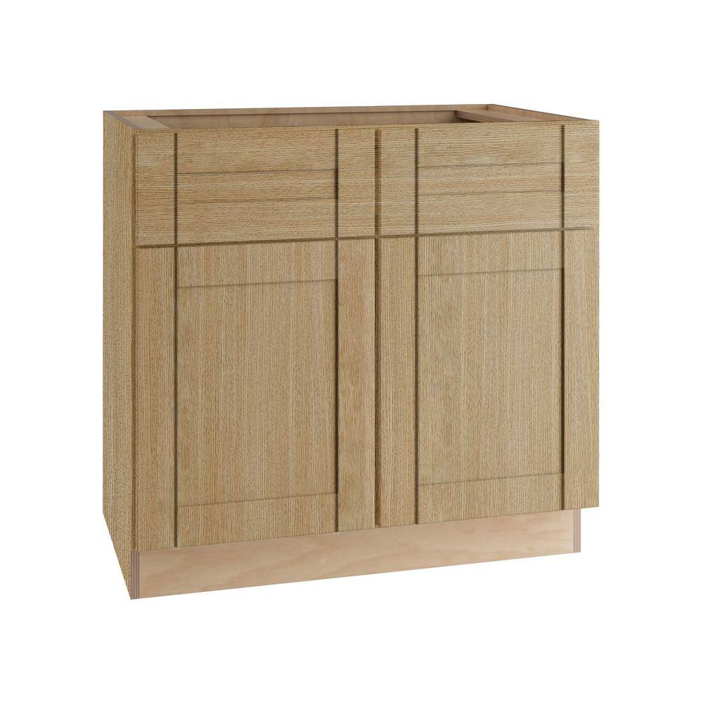 Washington 33 in. W x 24 in. D x 34.5 in. H Assembled Plywood Base Kitchen 