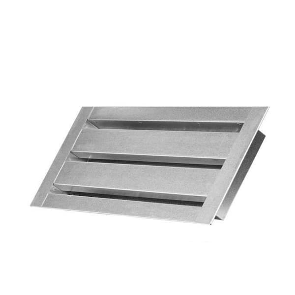 Unbranded 14 in. x 6 in. Brandguard Galvanized Steel Fire/Ember Resistant Front Flange Foundation Vent