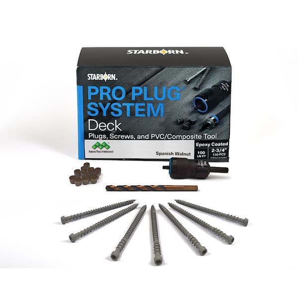 NewTechWood #10 x 2-3/4 in. Epoxy Pro Plug System Drive Flat