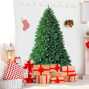 6 ft. Green Unlit Artificial Christmas Tree with 1250 Branch Tips