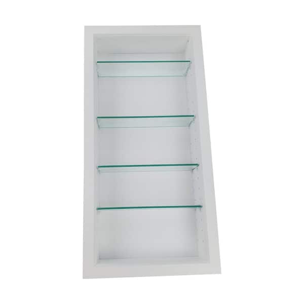 Glass Shelf for Pro Recessed Shelf - 3.5 x 14 in. - The Tile Shop