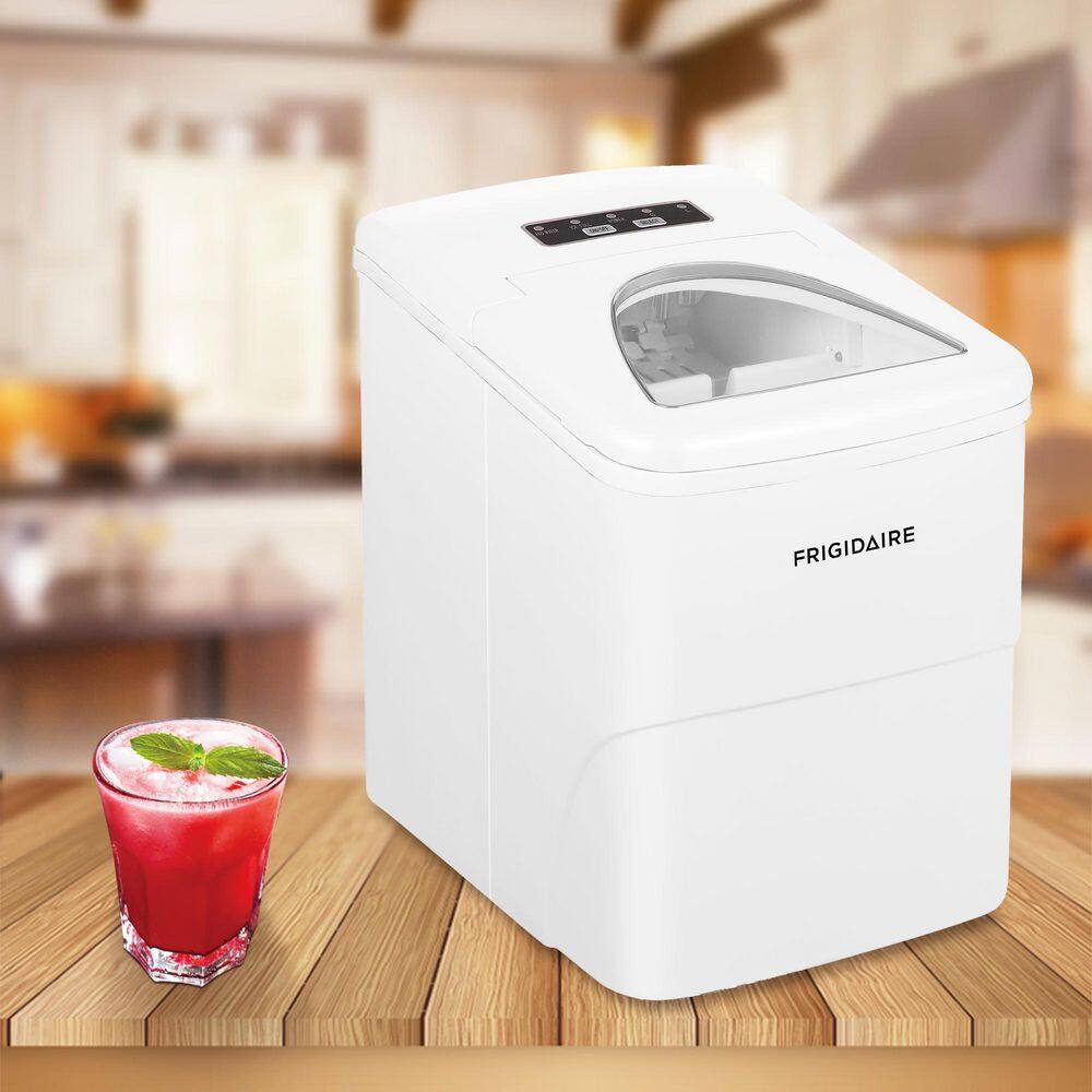 Frigidaire Black Stainless Steel Portable Countertop Ice Maker
