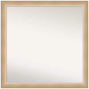 Eva Ombre Gold Narrow 29 in. W x 29 in. H Non-Beveled Bathroom Wall Mirror in Champagne, Gold, Silver