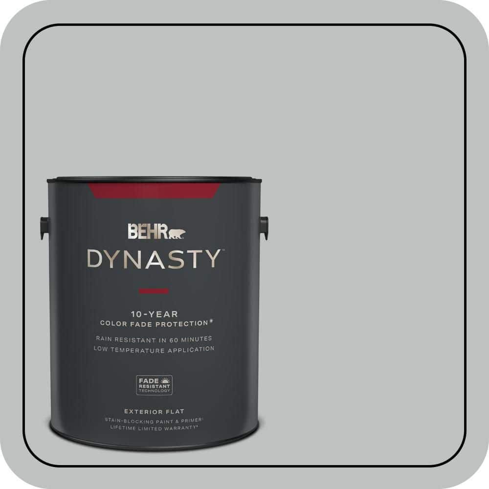 1 gal. #PPU26-18 Silver Mine Flat Exterior Stain-Blocking Paint & Primer price history on PriceWatchPro