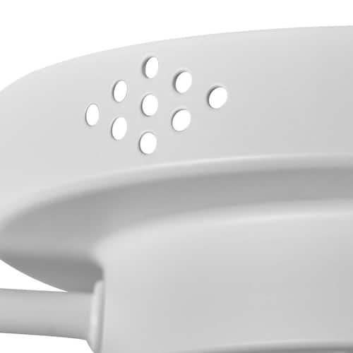 20 in. LED Indoor White Ceiling Fan with Light and Remote Ceiling Fans