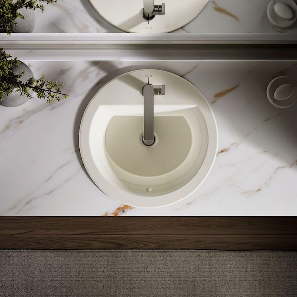 KOHLER Bryant 19 in. Round Drop-In Vitreous China Bathroom