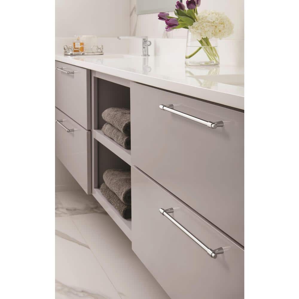 Polished Chrome 9.93" Modern Cabinet Bar Pull