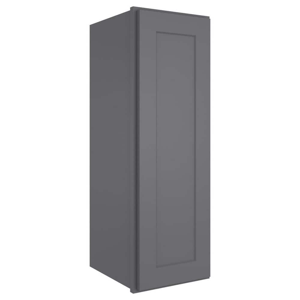 HOMEIBRO 12 in. W x 12 in. D x 36 in. H in Shaker Gray Plywood Ready to