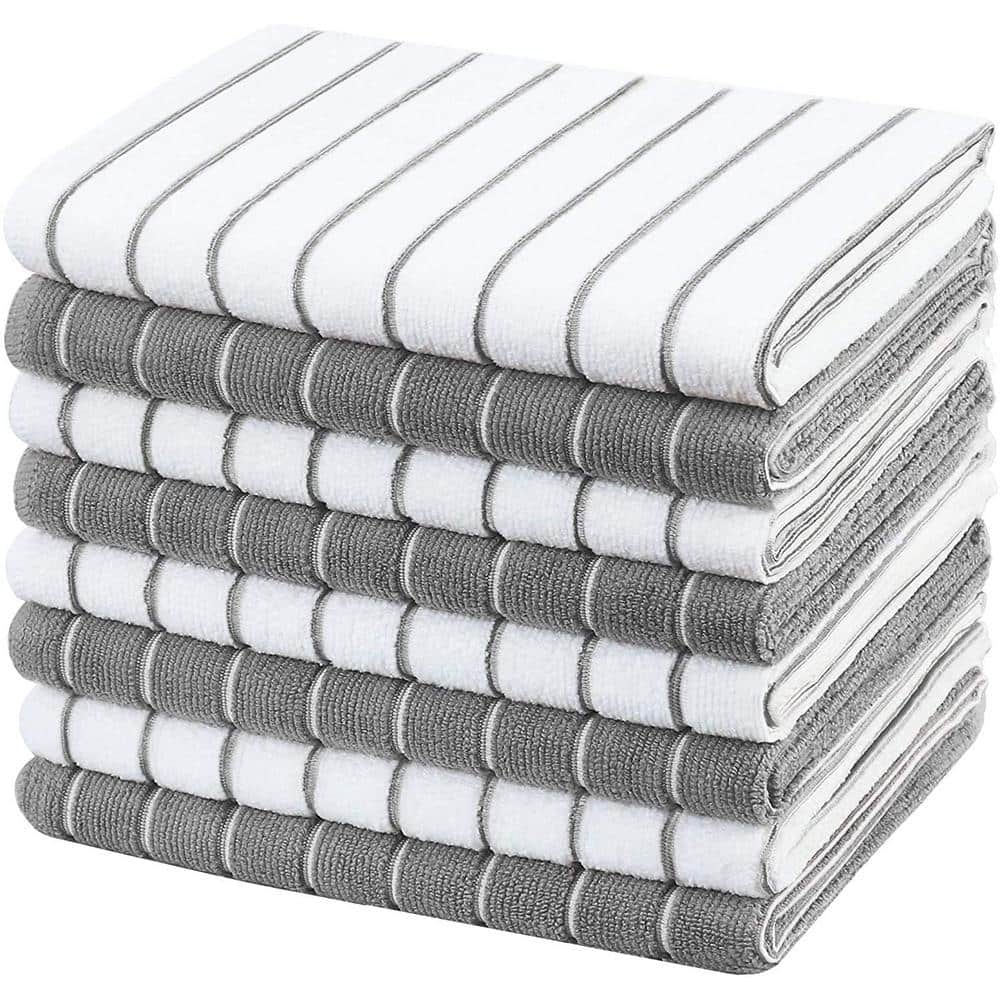 French terry non-paper towels, napkins, wash clothes -8 pack