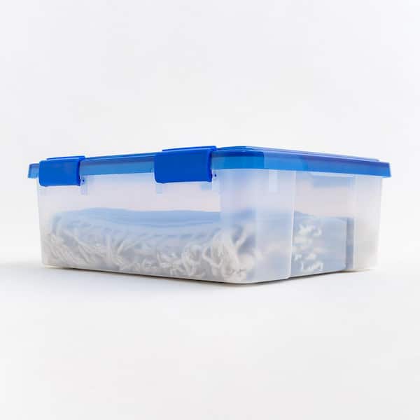 Sure Fresh Rectangular Storage Containers with Blue and Green Lids